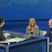Foto Nicoloro G. 19/11/2011 Milano Trasmissione televisiva su Rai3 " Che tempo che fa " condotta da Fabio Fazio. nella foto Fabio Fazio – Dori Ghezzi– Geoff Westley