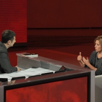 Foto Nicoloro G. 19/11/2011 Milano Trasmissione televisiva su Rai3 " Che tempo che fa " condotta da Fabio Fazio. nella foto Fabio Fazio – Concita De Gregorio