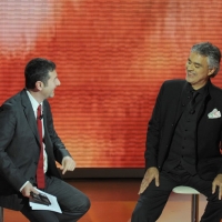 Foto Nicoloro G. 19/11/2011 Milano Trasmissione televisiva su Rai3 " Che tempo che fa " condotta da Fabio Fazio. nella foto Fabio Fazio – Andrea Bocelli