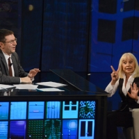 Foto Nicoloro G. 20/04/2013 Milano Trasmissione televisiva su Rai3 " Che tempo che fa " condotta da Fabio Fazio. nella foto Fabio Fazio – Raffaella Carrà