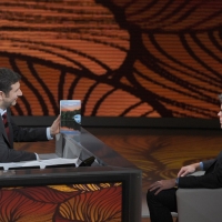 Foto Nicoloro G.  20/03/2011 Milano Trasmissione televisiva su Rai3 " Che tempo che fa " condotta da Fabio Fazio. nella foto Fabio Fazio – Jonathan Franzen