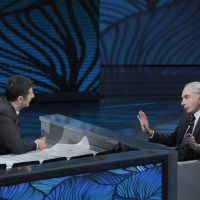 Foto Nicoloro G. 20/03/2011 Milano Trasmissione televisiva su Rai3 " Che tempo che fa " condotta da Fabio Fazio. nella foto Fabio Fazio – Giuliano Amato