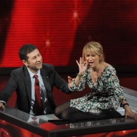 Foto Nicoloro G. 20/03/2011 Milano Trasmissione televisiva su Rai3 " Che tempo che fa " condotta da Fabio Fazio. nella foto Fabio Fazio – Luciana Littizzetto