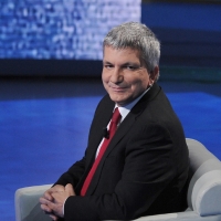 Foto Nicoloro G. 20/11/2011 Milano Trasmissione televisiva su Rai3″ Che tempo che fa ” condotta da Fabio Fazio. nella foto Nichi Vendola
