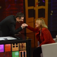 Foto Nicoloro G. 21/04/2013 Milano Trasmissione televisiva su Rai3 ” Che tempo che fa ” condotta da Fabio Fazio. nella foto Fabio Fazio – Nicoletta Mantovani