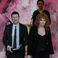 Foto Nicoloro G. 21/01/2012 Milano Trasmissione televisiva su Rai3 " Che tempo che fa " condotta da Fabio Fazio. nella foto Fabio Fazio – Fiorella Mannoia