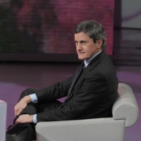 Foto Nicoloro G. 21/01/2012 Milano Trasmissione televisiva su Rai3 " Che tempo che fa " condotta da Fabio Fazio. nella foto Gianni Alemanno