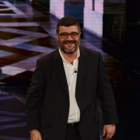 Foto Nicoloro G.   21/02/2015   Milano    Trasmissione televisiva su Rai 3 " Che fuori tempo che f a ". nella foto l' attore Francesco Pannofino.