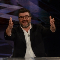 Foto Nicoloro G.   21/02/2015   Milano    Trasmissione televisiva su Rai 3 " Che fuori tempo che f a ". nella foto l' attore Francesco Pannofino.