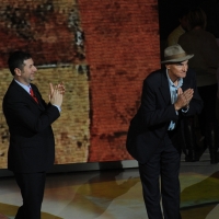 Foto Nicoloro G. 22/01/2012 Milano Trasmissione televisiva su Rai3 " Che tempo che fa " condotta da Fabio Fazio. nella foto Fabio Fazio – James Taylor