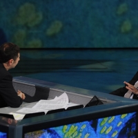 Foto Nicoloro G. 22/01/2012 Milano Trasmissione televisiva su Rai3 " Che tempo che fa " condotta da Fabio Fazio. nella foto Fabio Fazio – Giulio Tremonti