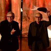 Foto Nicoloro G.   22/02/2015   Milano   Trasmissione televisiva su Rai 3 " Che tempo che fa". nella foto da sinistra i fratelli registi Paolo e Vittorio Taviani.