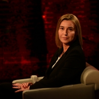 Foto Nicoloro G.   22/02/2015   Milano   Trasmissione televisiva su Rai 3 " Che tempo che fa". nella foto Federica Mogherini, rappresentante UE per gli affari esteri.