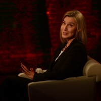 Foto Nicoloro G.   22/02/2015   Milano   Trasmissione televisiva su Rai 3 " Che tempo che fa". nella foto Federica Mogherini, rappresentante UE per gli affari esteri.