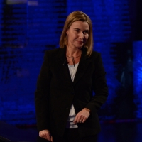 Foto Nicoloro G.   22/02/2015   Milano   Trasmissione televisiva su Rai 3 " Che tempo che fa". nella foto Federica Mogherini, rappresentante UE per gli affari esteri.