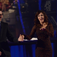 Foto Nicoloro G.   22/02/2015   Milano   Trasmissione televisiva su Rai 3 " Che tempo che fa". nella foto Fabio Fazio con l' attrice Sabrina Ferilli.
