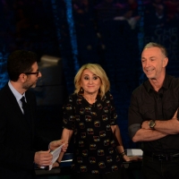 Foto Nicoloro G.   22/02/2015   Milano   Trasmissione televisiva su Rai 3 \" Che tempo che fa\". nella foto Fabio Fazio, Luciana Littizzetto e il conduttore radiofonico Linus.