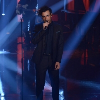 Foto Nicoloro G. 23/02/2013 Milano Trasmissione televisiva su Rai3 ” Che tempo che fa ” condotta da Fabio Fazio. nella foto Marco Mengoni