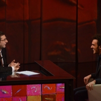 Foto Nicoloro G. 23/02/2013 Milano Trasmissione televisiva su Rai3 ” Che tempo che fa ” condotta da Fabio Fazio. nella foto Fabio Fazio – Marco Mengoni