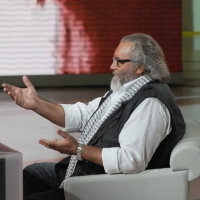 Foto Nicoloro G. 24/09/2011 Milano Trasmissione televisiva su Rai3 " Che tempo che fa " condotta da Fabio Fazio. nella foto Diego Abatantuono