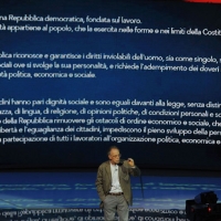 Foto Nicoloro G. 24/09/2011 Milano Trasmissione televisiva su Rai3 " Che tempo che fa " condotta da Fabio Fazio. nella foto Gherardo Colombo