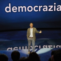 Foto Nicoloro G. 24/09/2011 Milano Trasmissione televisiva su Rai3 " Che tempo che fa " condotta da Fabio Fazio. nella foto Gherardo Colombo