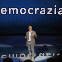 Foto Nicoloro G. 24/09/2011 Milano Trasmissione televisiva su Rai3 " Che tempo che fa " condotta da Fabio Fazio. nella foto Gherardo Colombo