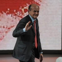 Foto Nicoloro G. 25/02/2012 Milano Trasmissione televisiva su Rai3 " Che tempo che fa " condotta da Fabio Fazio. nella foto Pier Luigi Bersani