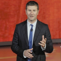 Foto Nicoloro G. 25/09/2011 Milano Trasmissione televisiva su Rai3 " Che tempo che fa " condotta da Fabio Fazio. nella foto Fabio Fazio