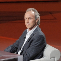 Foto Nicoloro G. 25/09/2011 Milano Trasmissione televisiva su Rai3 " Che tempo che fa " condotta da Fabio Fazio. nella foto Marco Travaglio