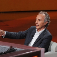 Foto Nicoloro G. 25/09/2011 Milano Trasmissione televisiva su Rai3 " Che tempo che fa " condotta da Fabio Fazio. nella foto Marco Travaglio