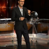Foto Nicoloro G.   26/09/2015   Milano   Prima serata della nuova serie di trasmissioni su Rai 3 ' Che fuori tempo che fa '. nella foto il conduttore Fabio Fazio.