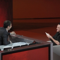 Foto Nicoloro G. 26/11/2011 Milano Trasmissione televisiva su Rai3 " Che tempo che fa " condotta da Fabio Fazio. nella foto Fabio Fazio – Tiziano Ferro