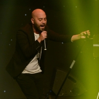 Foto Nicoloro G.  27/09/2015   Milano  Trasmissione televisiva su Rai 3 ' Che tempo che fa '. nella foto il cantautore Giuliano Sangiorgi dei ' Negramaro '.