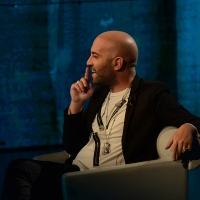 Foto Nicoloro G.  27/09/2015   Milano  Trasmissione televisiva su Rai 3 ' Che tempo che fa '. nella foto il cantautore Giuliano Sangiorgi dei ' Negramaro '.