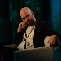 Foto Nicoloro G.  27/09/2015   Milano  Trasmissione televisiva su Rai 3 ' Che tempo che fa '. nella foto il cantautore Giuliano Sangiorgi dei ' Negramaro '.