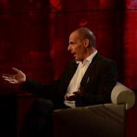 Foto Nicoloro G.  27/09/2015   Milano  Trasmissione televisiva su Rai 3 ' Che tempo che fa '. nella foto l' ex ministro delle Finanze greco Gianis Varoufakis.