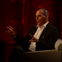 Foto Nicoloro G.  27/09/2015   Milano  Trasmissione televisiva su Rai 3 ' Che tempo che fa '. nella foto l' ex ministro delle Finanze greco Gianis Varoufakis.
