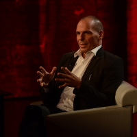 Foto Nicoloro G.  27/09/2015   Milano  Trasmissione televisiva su Rai 3 ' Che tempo che fa '. nella foto l' ex ministro delle Finanze greco Gianis Varoufakis.