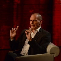 Foto Nicoloro G.  27/09/2015   Milano  Trasmissione televisiva su Rai 3 ' Che tempo che fa '. nella foto l' ex ministro delle Finanze greco Gianis Varoufakis.
