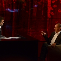 Foto Nicoloro G.  27/09/2015   Milano  Trasmissione televisiva su Rai 3 ' Che tempo che fa '. nella foto Fabio Fazio e l' ex ministro delle Finanze greco Gianis Varoufakis.