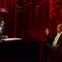 Foto Nicoloro G.  27/09/2015   Milano  Trasmissione televisiva su Rai 3 ' Che tempo che fa '. nella foto Fabio Fazio e l' ex ministro delle Finanze greco Gianis Varoufakis.