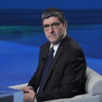 Foto Nicoloro G. 26/11/2011 Milano Trasmissione televisiva su Rai3 " Che tempo che fa " condotta da Fabio Fazio. nella foto Gianni Riotta