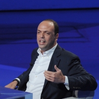 Foto Nicoloro G. 26/11/2011 Milano Trasmissione televisiva su Rai3 " Che tempo che fa " condotta da Fabio Fazio. nella foto Angelino Alfano