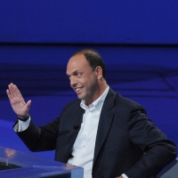 Foto Nicoloro G. 26/11/2011 Milano Trasmissione televisiva su Rai3 " Che tempo che fa " condotta da Fabio Fazio. nella foto Angelino Alfano