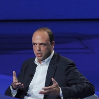 Foto Nicoloro G. 26/11/2011 Milano Trasmissione televisiva su Rai3 " Che tempo che fa " condotta da Fabio Fazio. nella foto Angelino Alfano