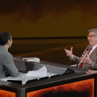 Foto Nicoloro G. 28/04/2012 Milano Trasmissione televisiva su Rai3 ” Che tempo che fa ” condotta da Fabio Fazio. nella foto Fabio Fazio – Luigi Menconi