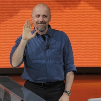 Foto Nicoloro G. 28/04/2012 Milano Trasmissione televisiva su Rai3 ” Che tempo che fa ” condotta da Fabio Fazio. nella foto Marco Paolini
