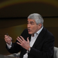 Foto Nicoloro G. 29/04/2012 Milano Trasmissione televisiva su Rai3 ” Che tempo che fa ” condotta da Fabio Fazio. nella foto Pier Ferdinando Casini