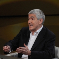 Foto Nicoloro G. 29/04/2012 Milano Trasmissione televisiva su Rai3 ” Che tempo che fa ” condotta da Fabio Fazio. nella foto Pier Ferdinando Casini